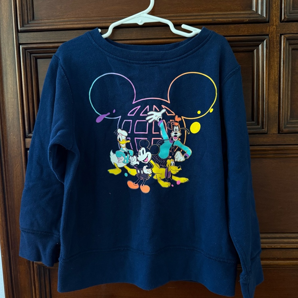 [LAST CHANCE] Disney Kids Navy Sweatshirt with Mickey and Friends